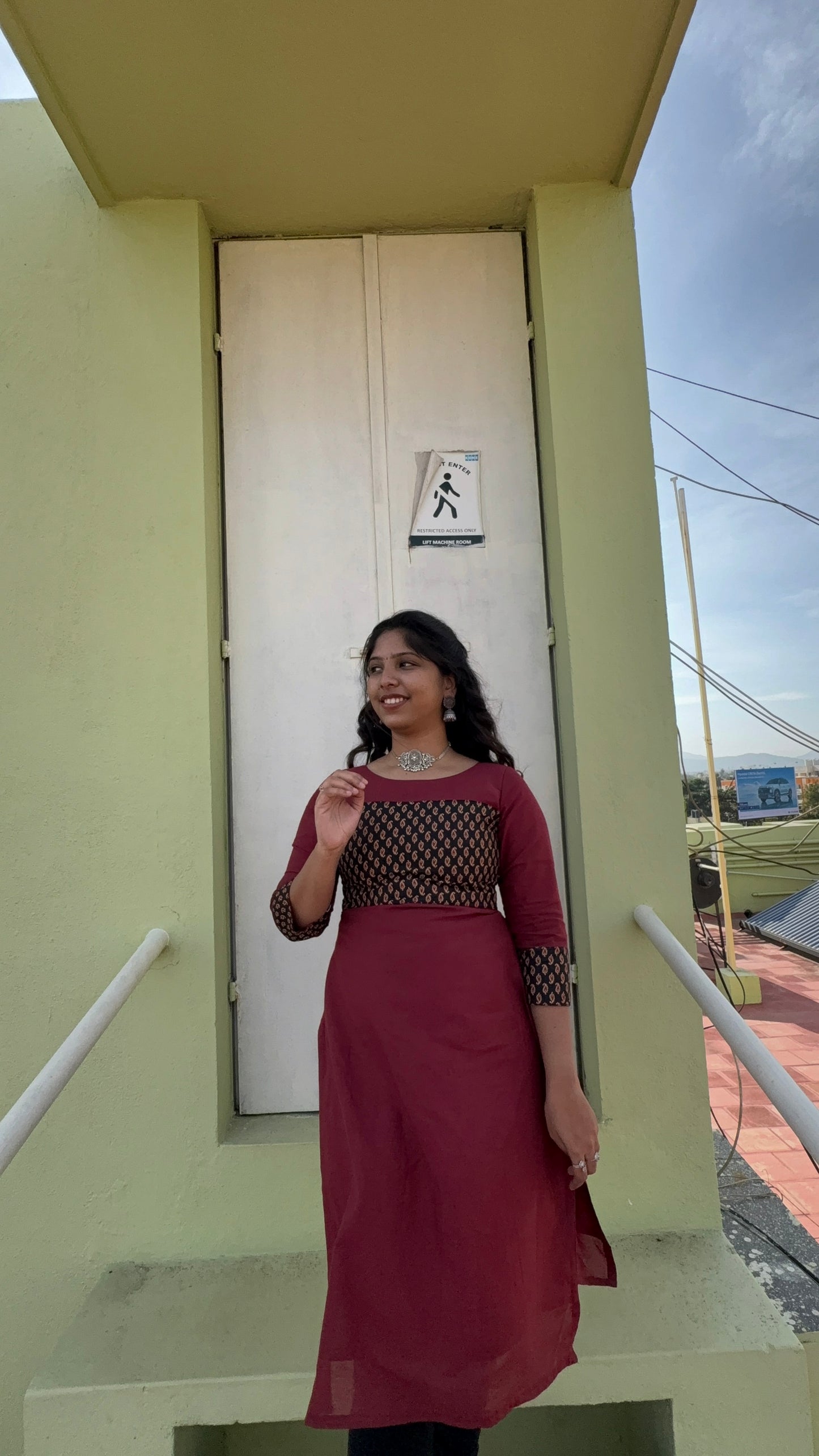 Paisley motif kurti