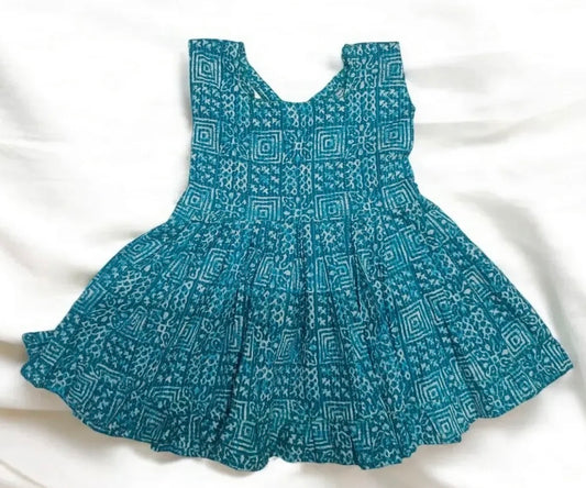 Blue Kantha frock