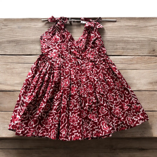 Red Cherry Kids frock